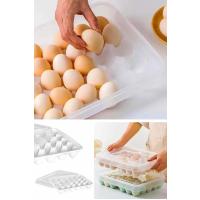 30 Yumurta Kapasiteli Yumurta Saklama Kabı -Kapaklı Pratik Yumurta Saklama Kutusu-Yumurta Organizeri