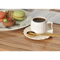 Çay Kaşığı - Yaprak Model Gold Renk