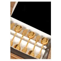 Çay Kaşığı - Üzüm Model Gold Renk