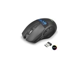 Dual Mode Kablosuz Mouse 2400 Dpi 9 Tuş 500Hz Rgb - Siyah W10
