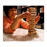 Jenga 58 Parça Denge ve Beceri Oyunu Wiss Toy - Dev Boy