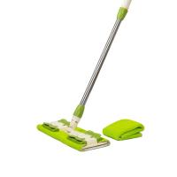 Teleskobik Cam Yer Tavan Silme - İstediğin Bezi Tak Kullan - 4 Mandallı -Yedek Bezli Mop Seti