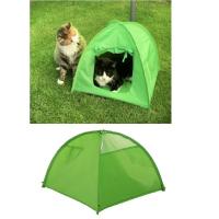 Yeşil Pet Çadırı Pet Hut Kedi ve Köpek Evi İç- Dış Mekan Katlanır Pet Kulubesi