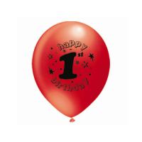 1 Yaş Baskılı Balon - 100 Adet