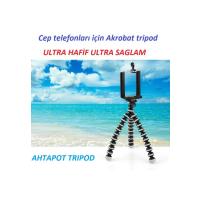 Cep Telefonlari & Digital Camera Uyumlu 25cm Ahtapot Tripod 2in1