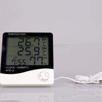 Masaüstü İç - Dış Mekan Dijital Termometre Nem Ölçer Higrometre