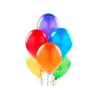 Metalik Renkli Balonlar - 100 Adet