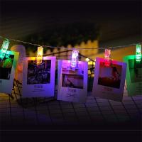 Renkli Işıklı Mandallı Fotoğraf Albümü 10 lu - RGB